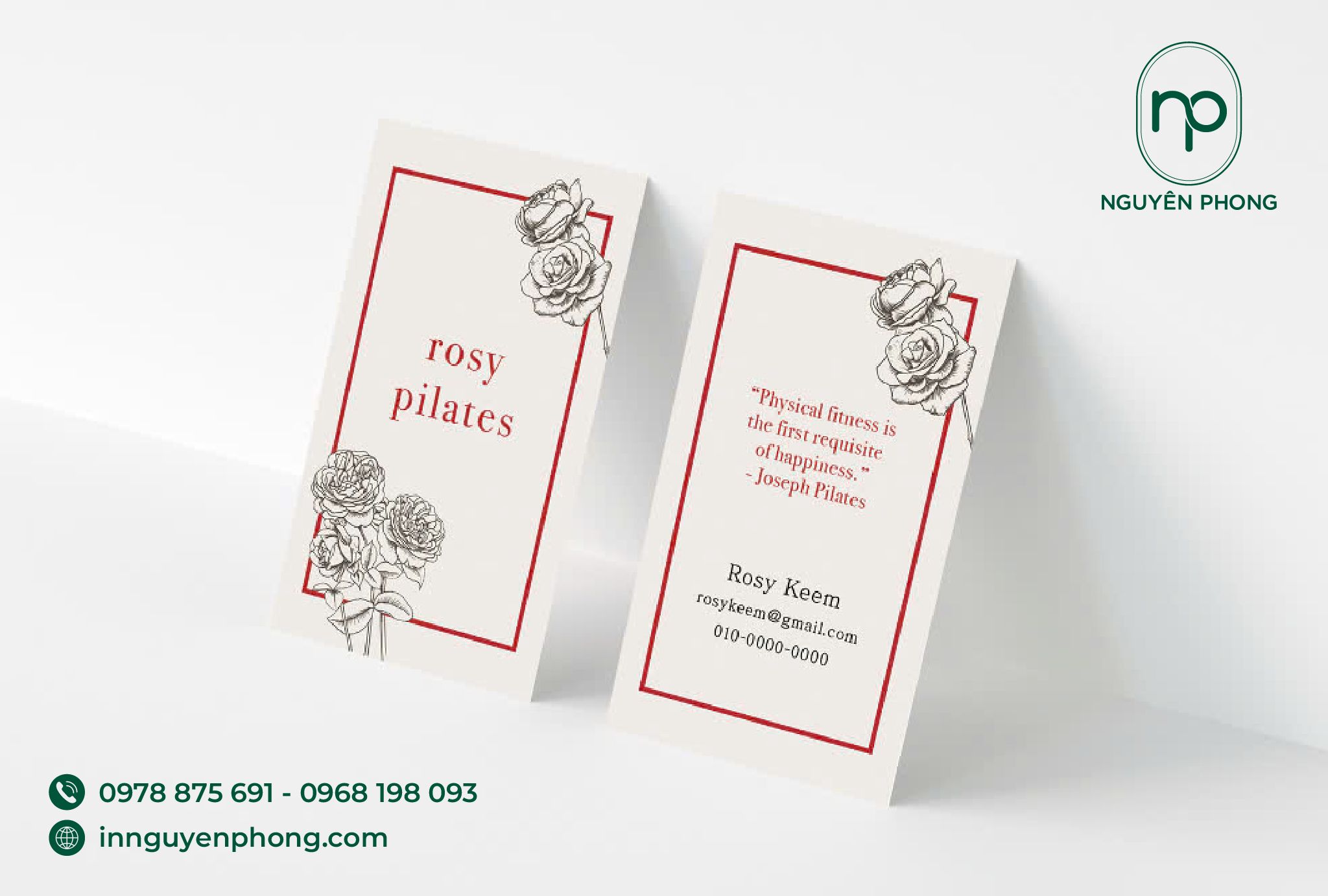 In mẫu namecard giây mỹ thuật giá rẻ